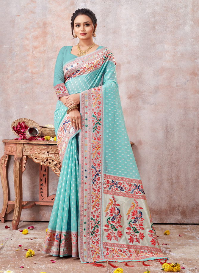 Kalawati By Sangam Designer Party Wear Sarees Catalog